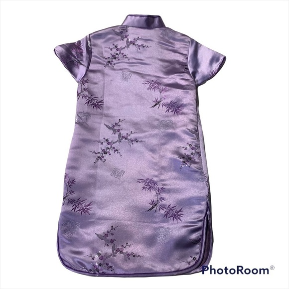 Lilac Purple Girl’s Chinese Traditional Dress size 4 - Picture 2 of 4